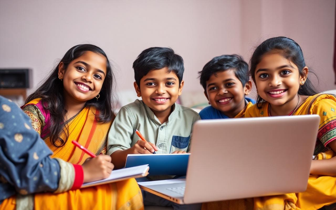 Kids joining live Zoom workshop